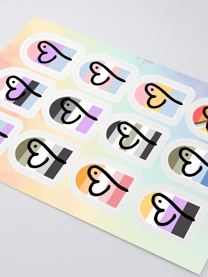 Pride Collection Logo Sticker Sheet product image (2)