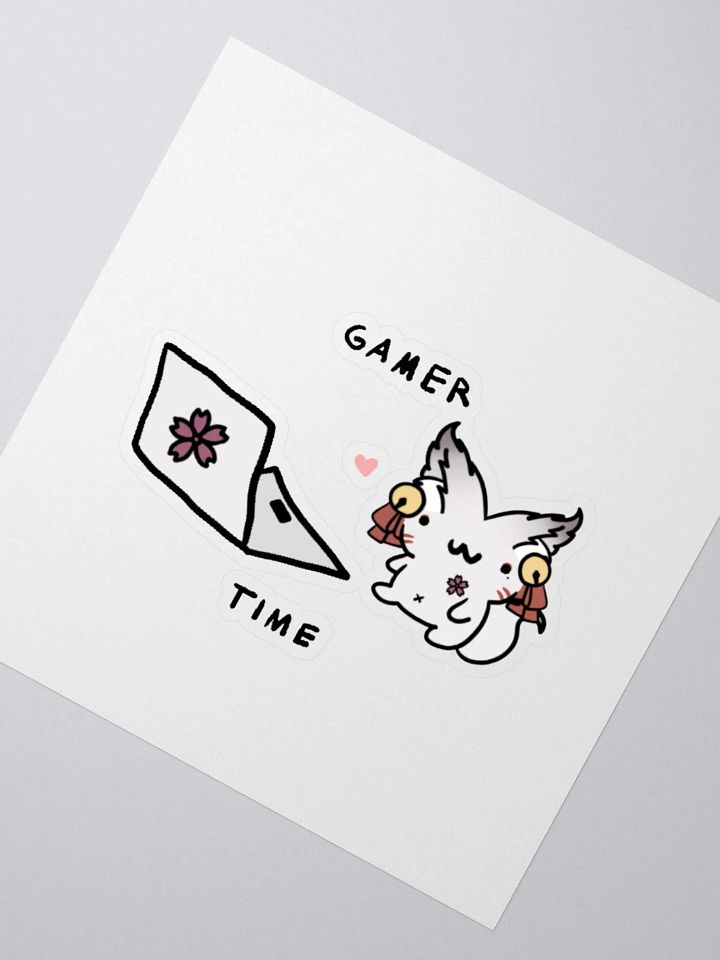 SillyFox Gamer Time Sticker product image (4)
