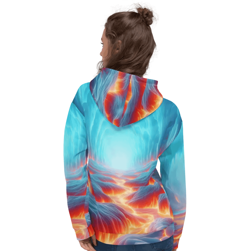 Fire and Ice - Vivid Glacial Lava Cascade #35 product image (9)