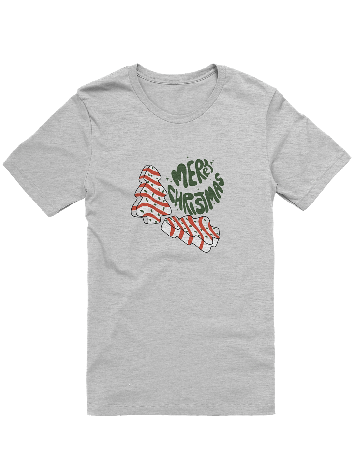 [BJ Designs] Merry Christmas Snack Cake Trees Unisex Graphic Tee product image (1)