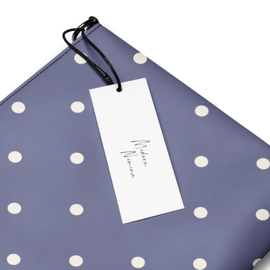 Blue with Cream Dots Crossbody Bag product image (6)
