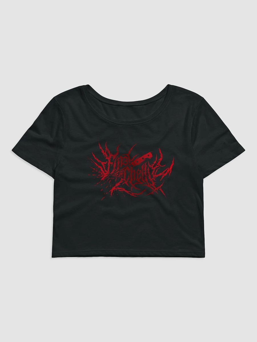 Keep It Metal Red Logo Womens Printed Crop Top product image (1)