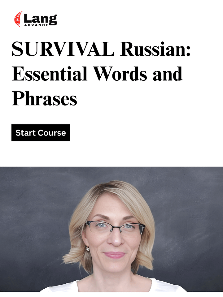 SURVIVAL Russian: all the necessary words and phrases product image (1)