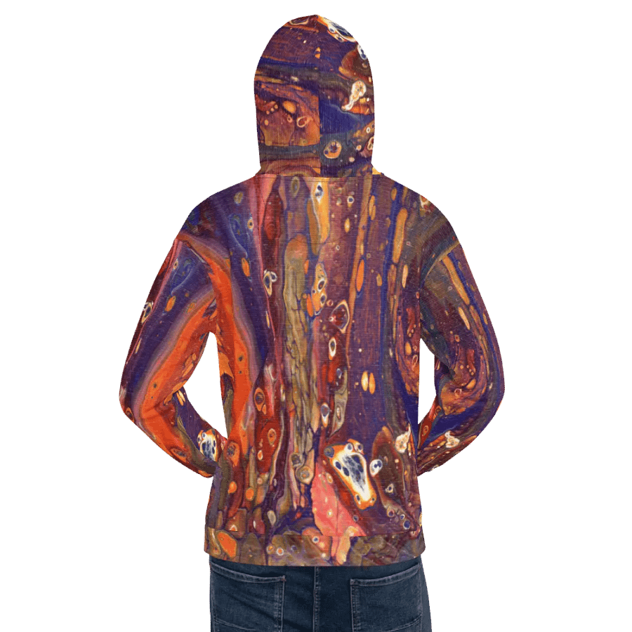 Hyperspace Fluid Acrylic All-Over Print Hoodie product image (11)