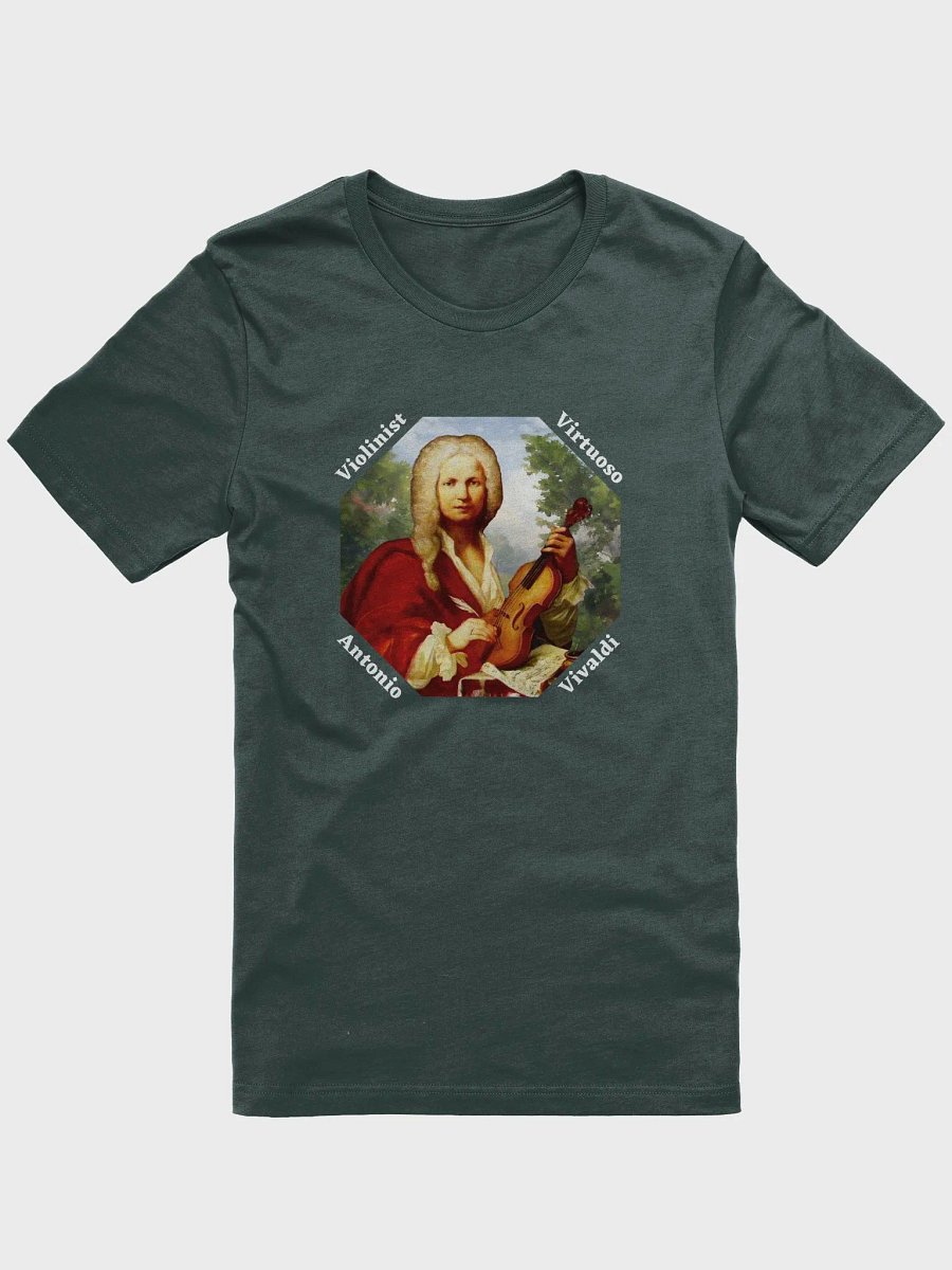 Antonio Vivaldi - Violinist Virtuoso | Dark T-Shirt product image (1)