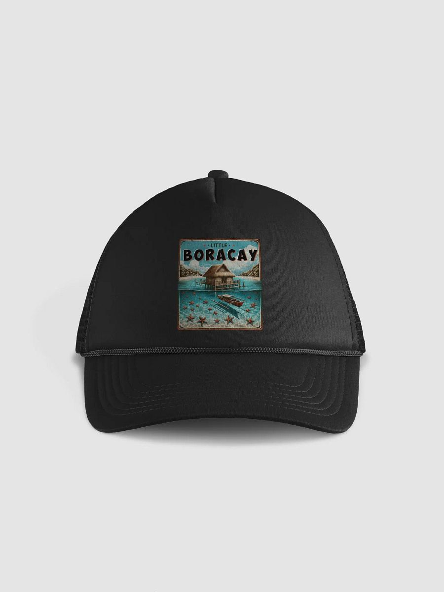 Little Boracay Hat, Floating Cottage Balsa and Filipino Boat Bangka with Starfish, Calatagan Batangas product image (3)