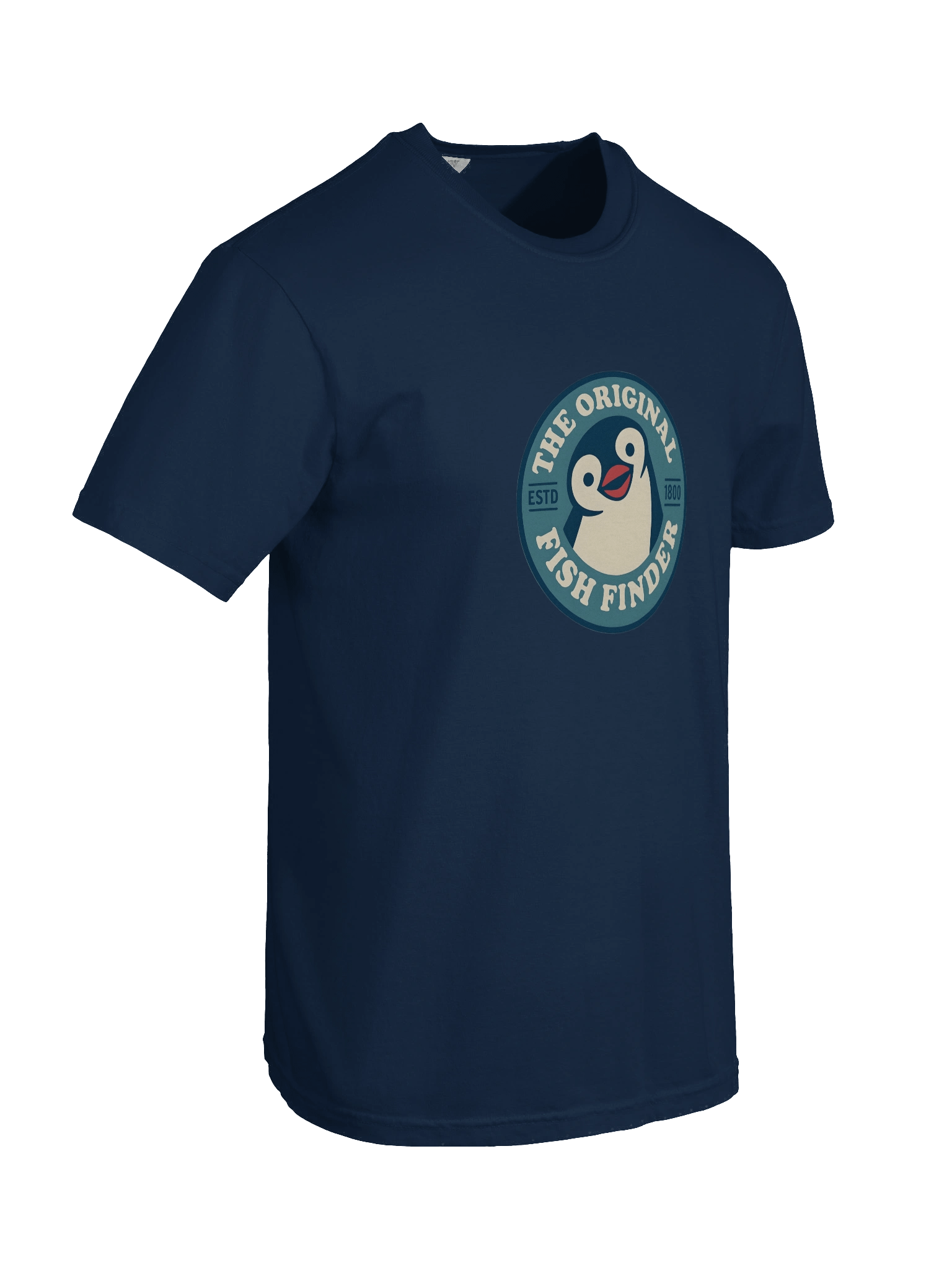 TOFF Penguin T-Shirt / The Original Fish Finder Penguin T-Shirt Full Colour Heavyweight product image (5)