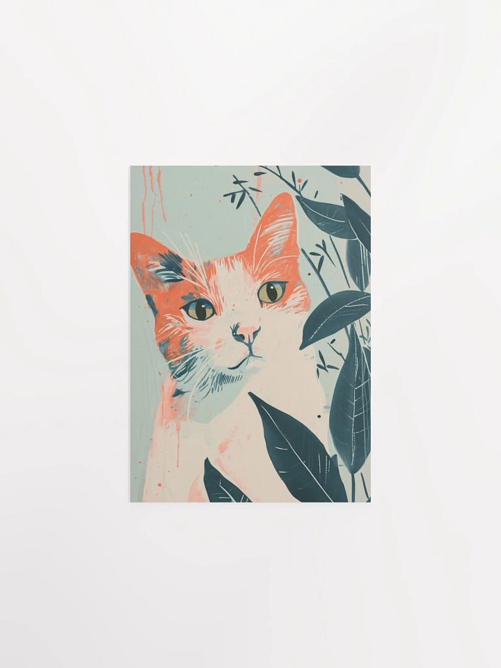 Enigmatic Feline Serenity Poster product image (1)