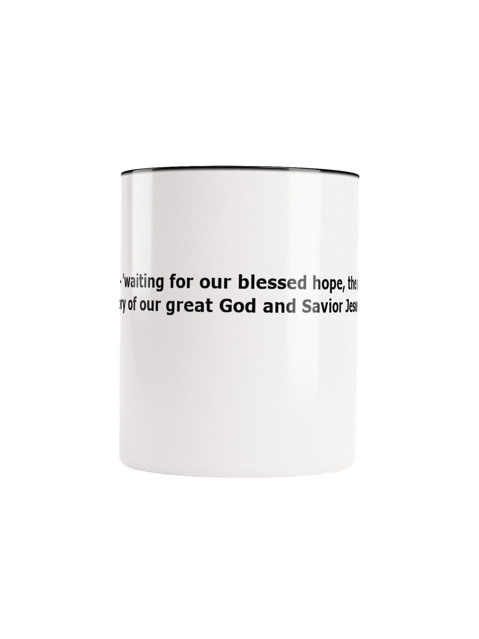 Scripture Mug (Black & White) product image (10)