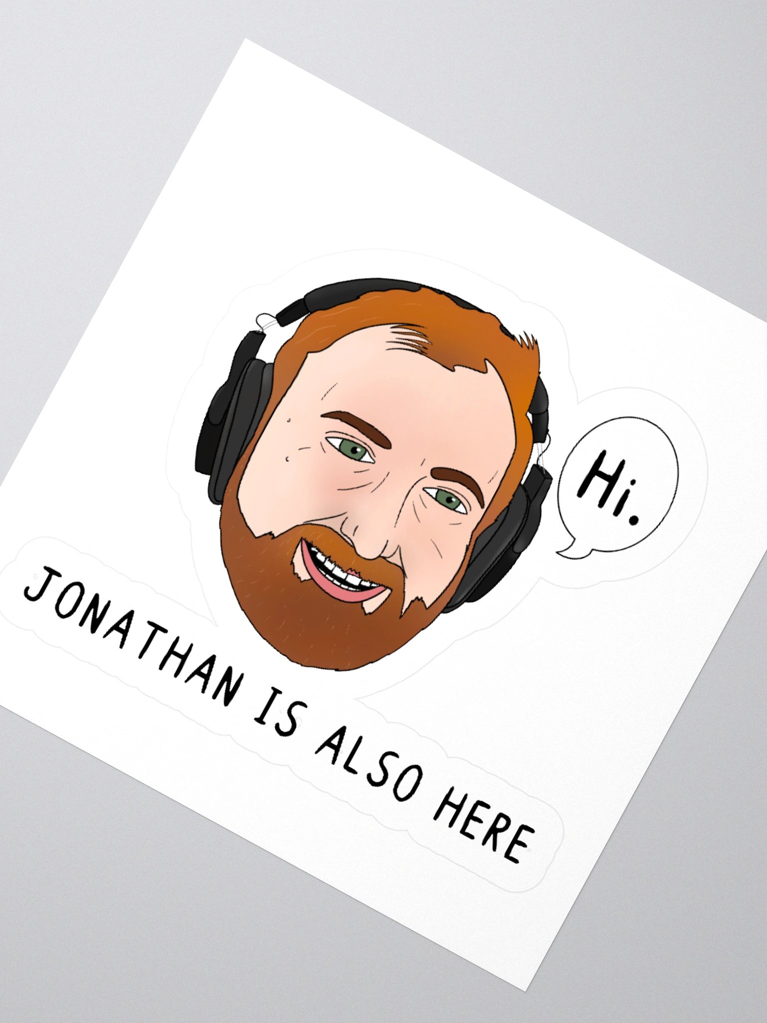 "Jonathan Is Also Here" stickers product image (6)