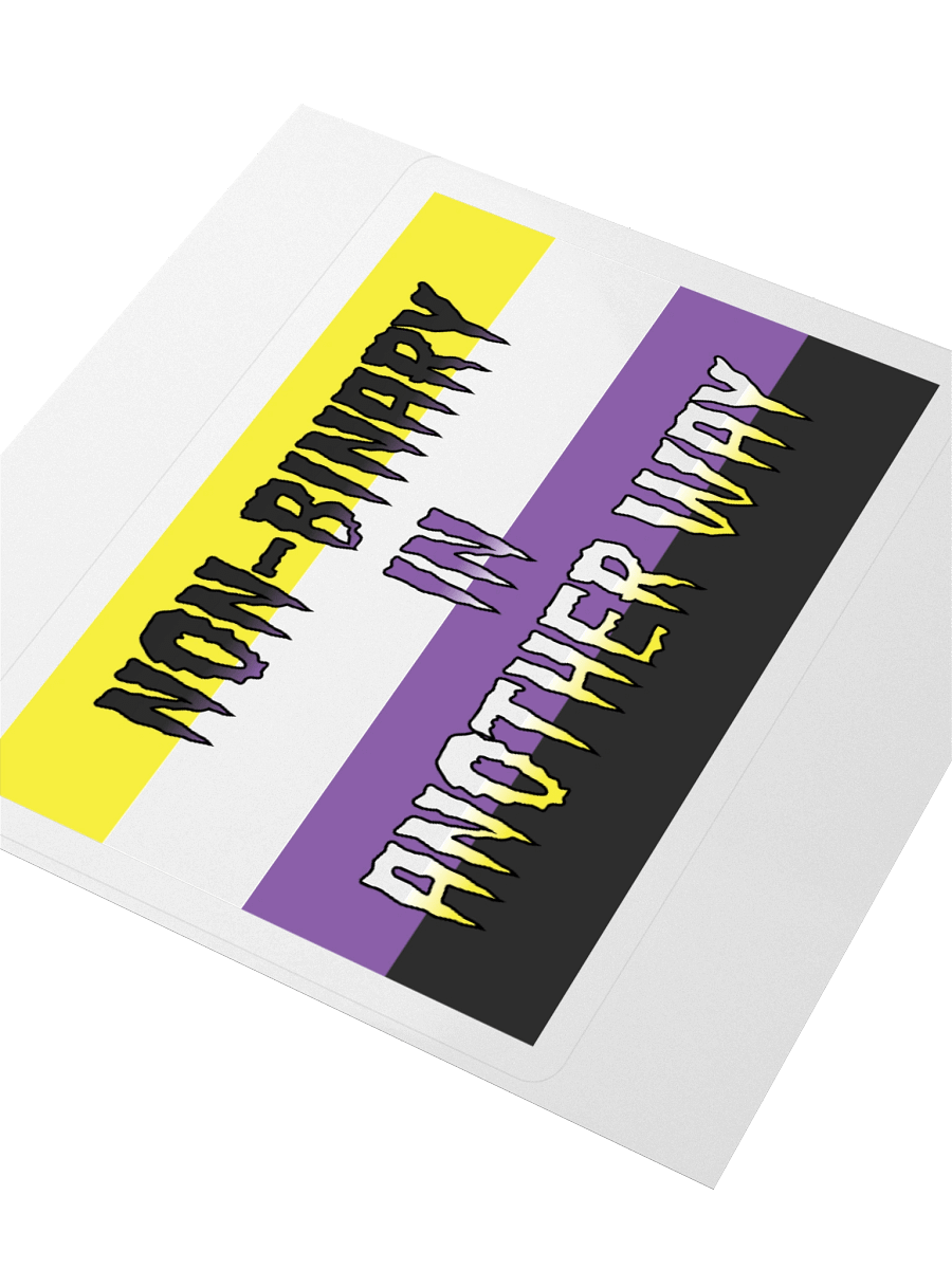 Non-binary In Another Way Sticker product image (9)