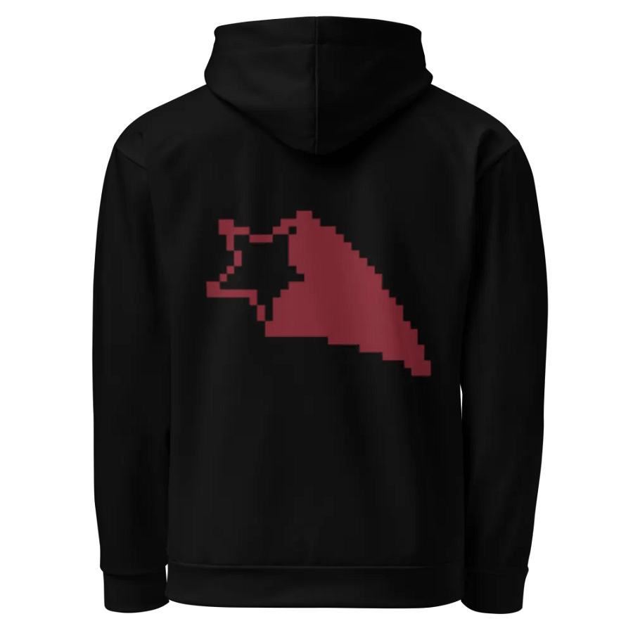 Red Pixel Unisex Hoodie product image (3)