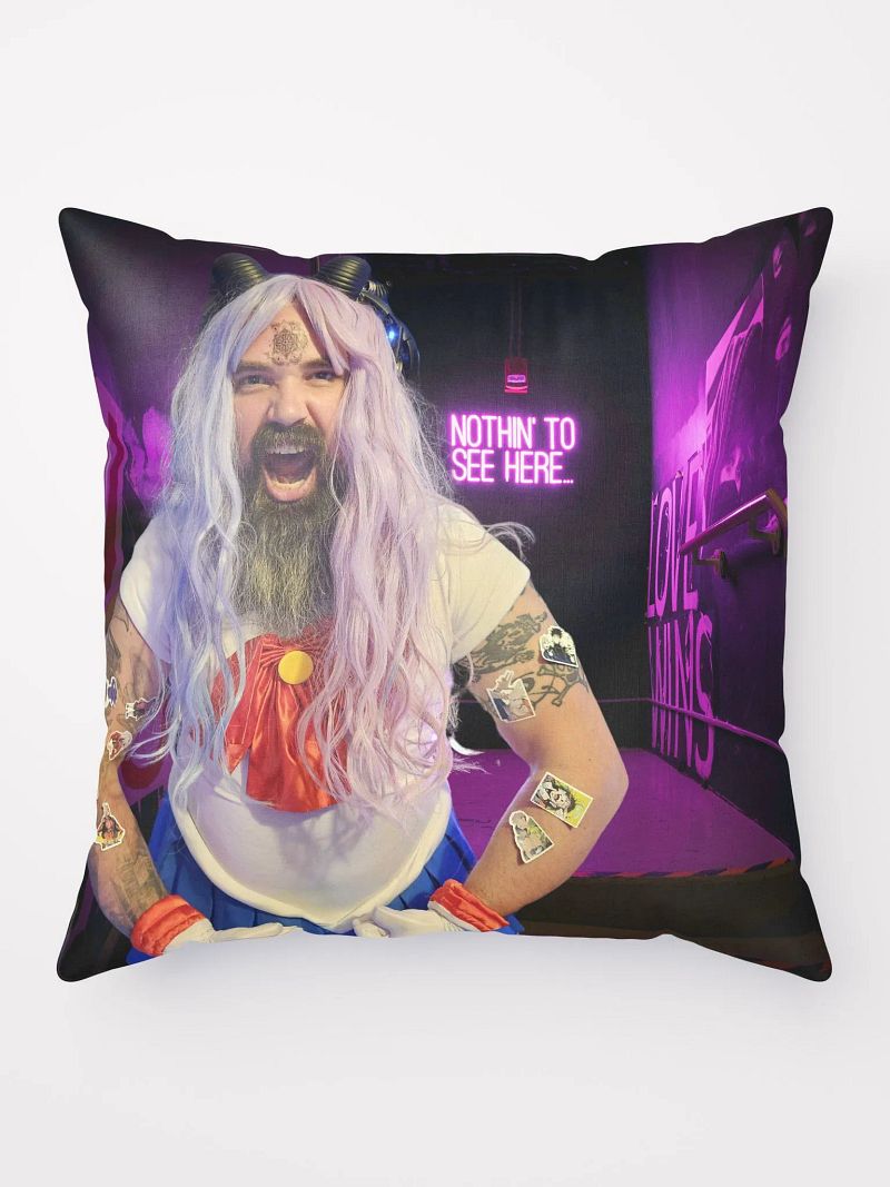 nothing to see here pillow