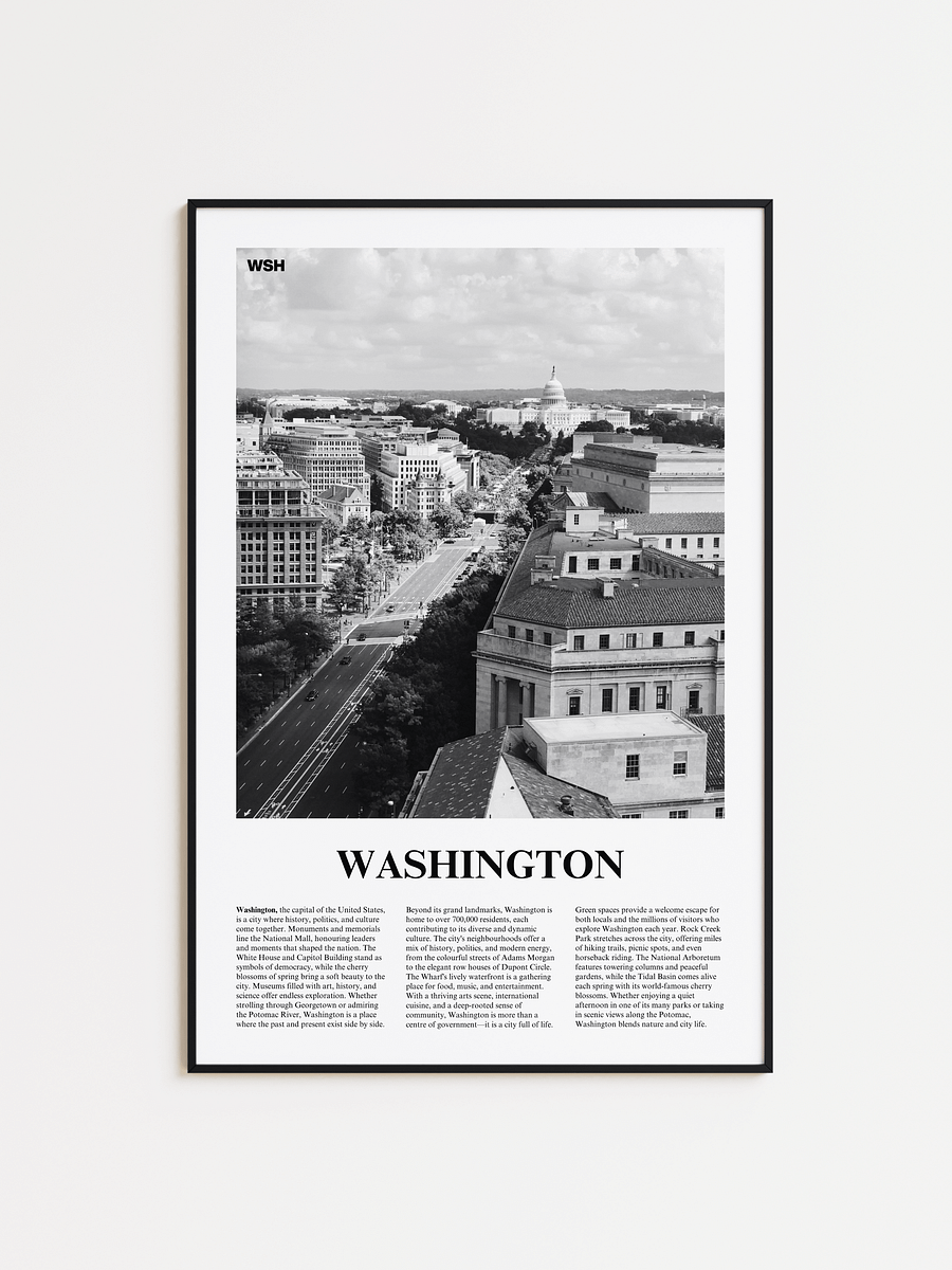 Washington 02 Newspaper Poster product image (1)