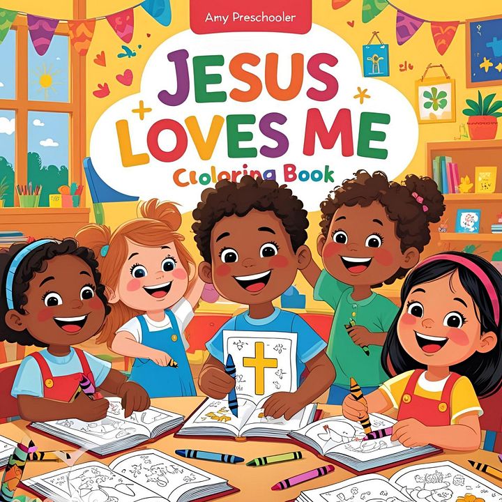 Bold & Easy - Jesus Loves Me: Easy Bible Coloring for Preschoolers product image (1)
