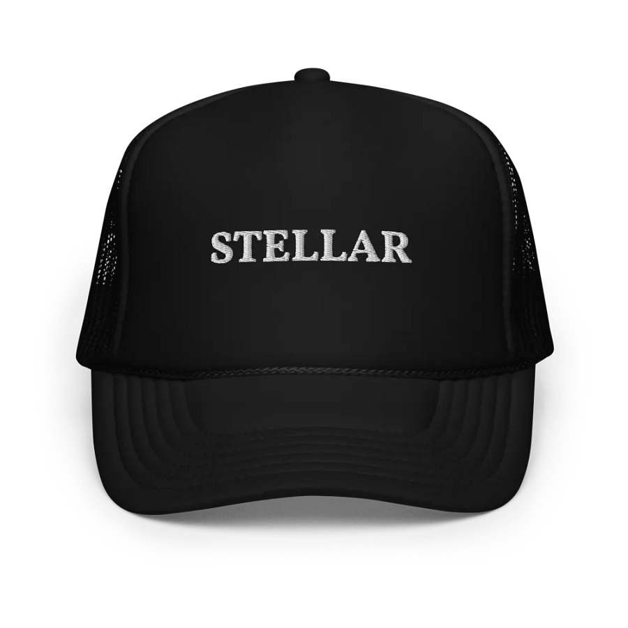 Stellar Crypto Hat - Embroidered Trucker Cap product image (1)