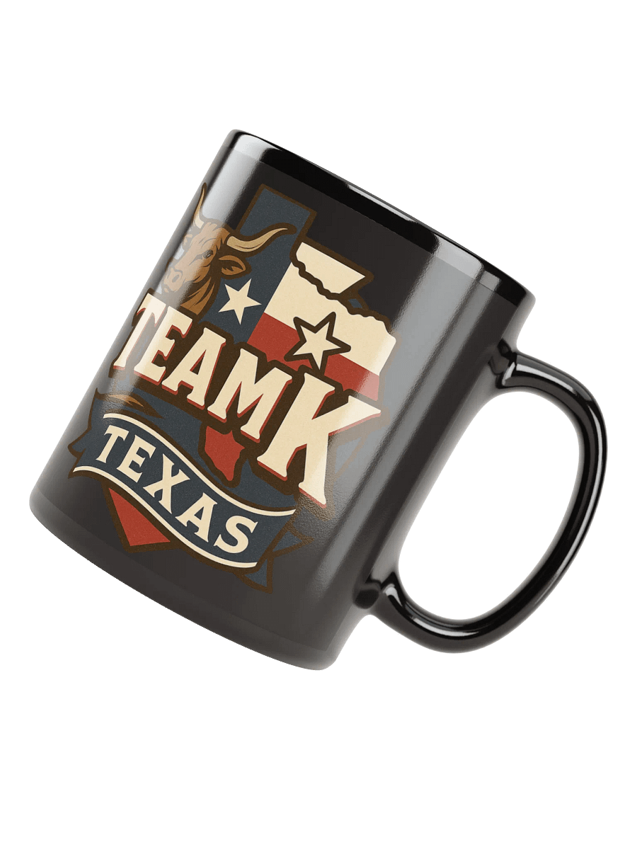 Team K Texas Black Mug product image (7)