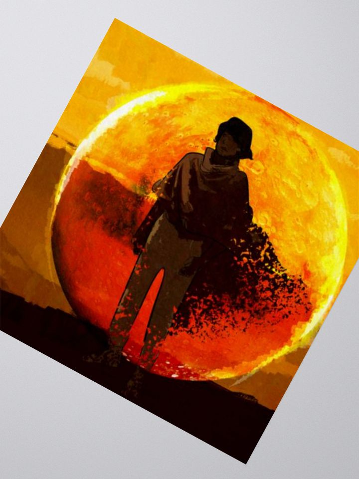 Sunrise Silhouette Kiss Cut Stickers product image (4)