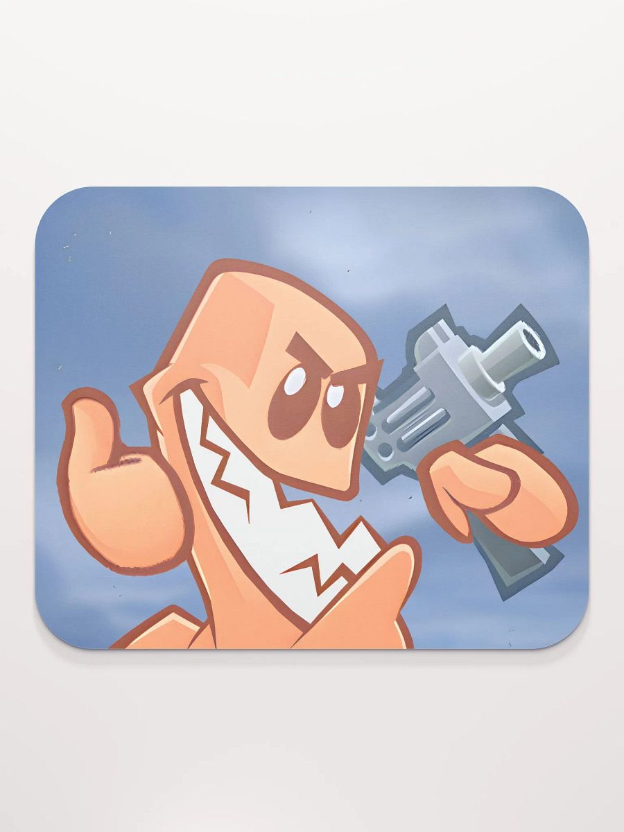 Worm With Uzi | Reactions | Mouse Pads product image (2)