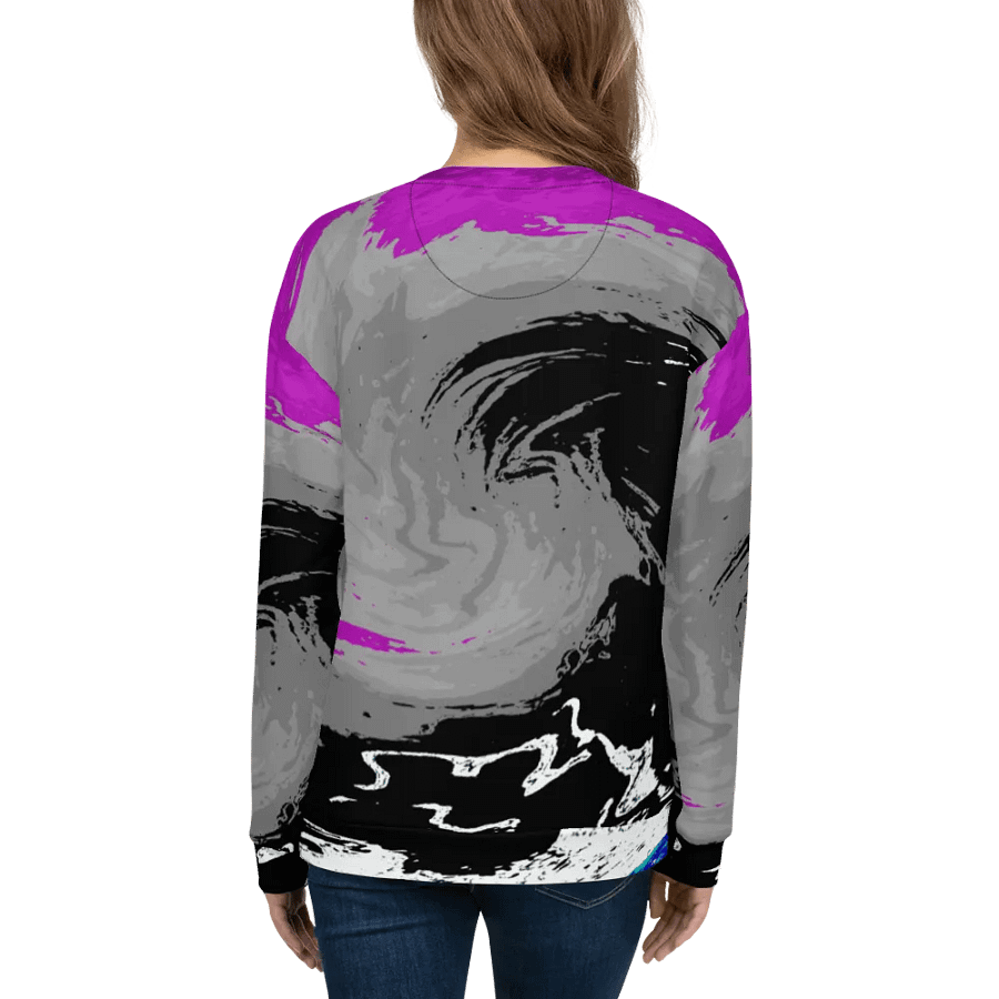Abstract Vivid Swirling Melting Forest Unisex Sweatshirt product image (12)