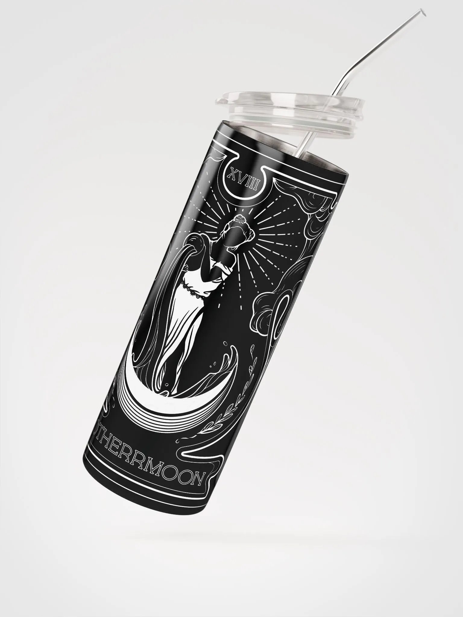 MM 𝖙𝖆𝖗𝖔𝖙 stainless steel tumbler w/ reusable straw product image (3)