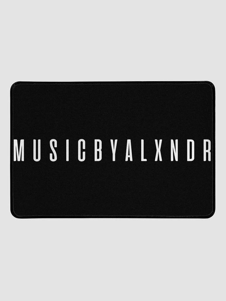 MusicByALXNDR Black Desk Mat product image (1)