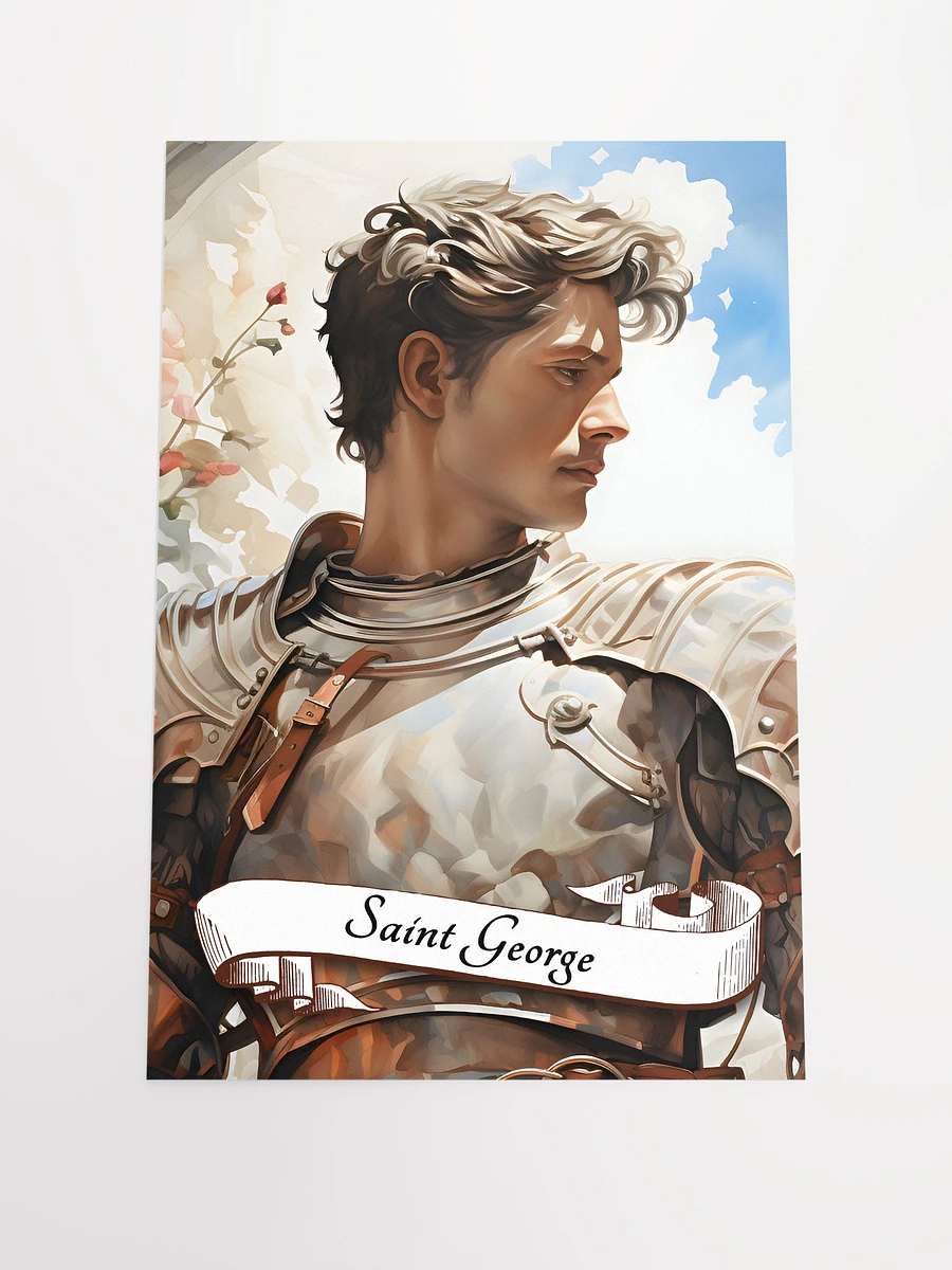 Saint George of England Patron Saint of England, Soldiers, Archers, Cavalry, Chivalry, Farmers, Field Workers, Riders, Saddlers, Matte Poster product image (3)