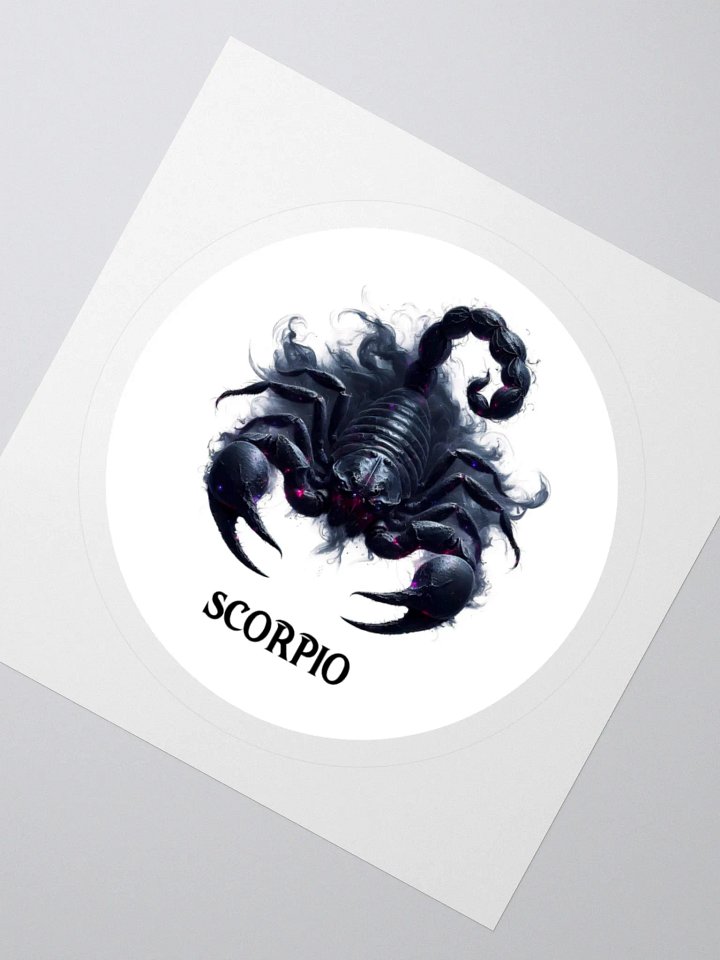 Mythical Scorpio Zodiac Round Sticker product image (4)