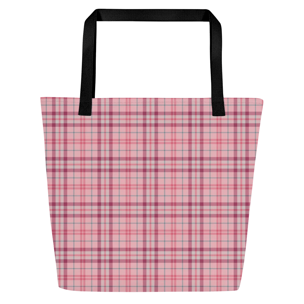 Valentine Plaid Tote Bag product image (1)