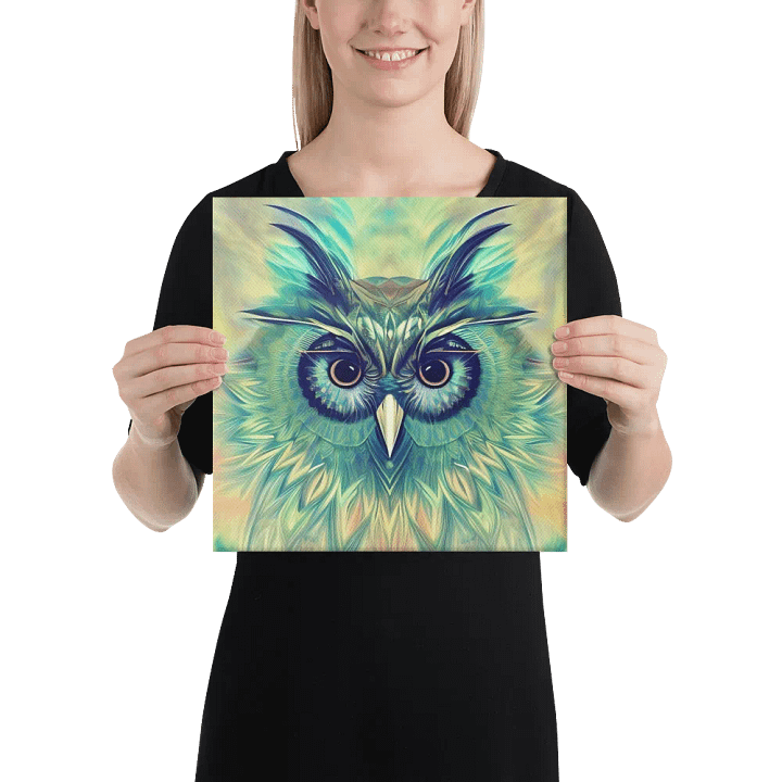 Fantasy Fractal Owl Art - v20 product image (2)