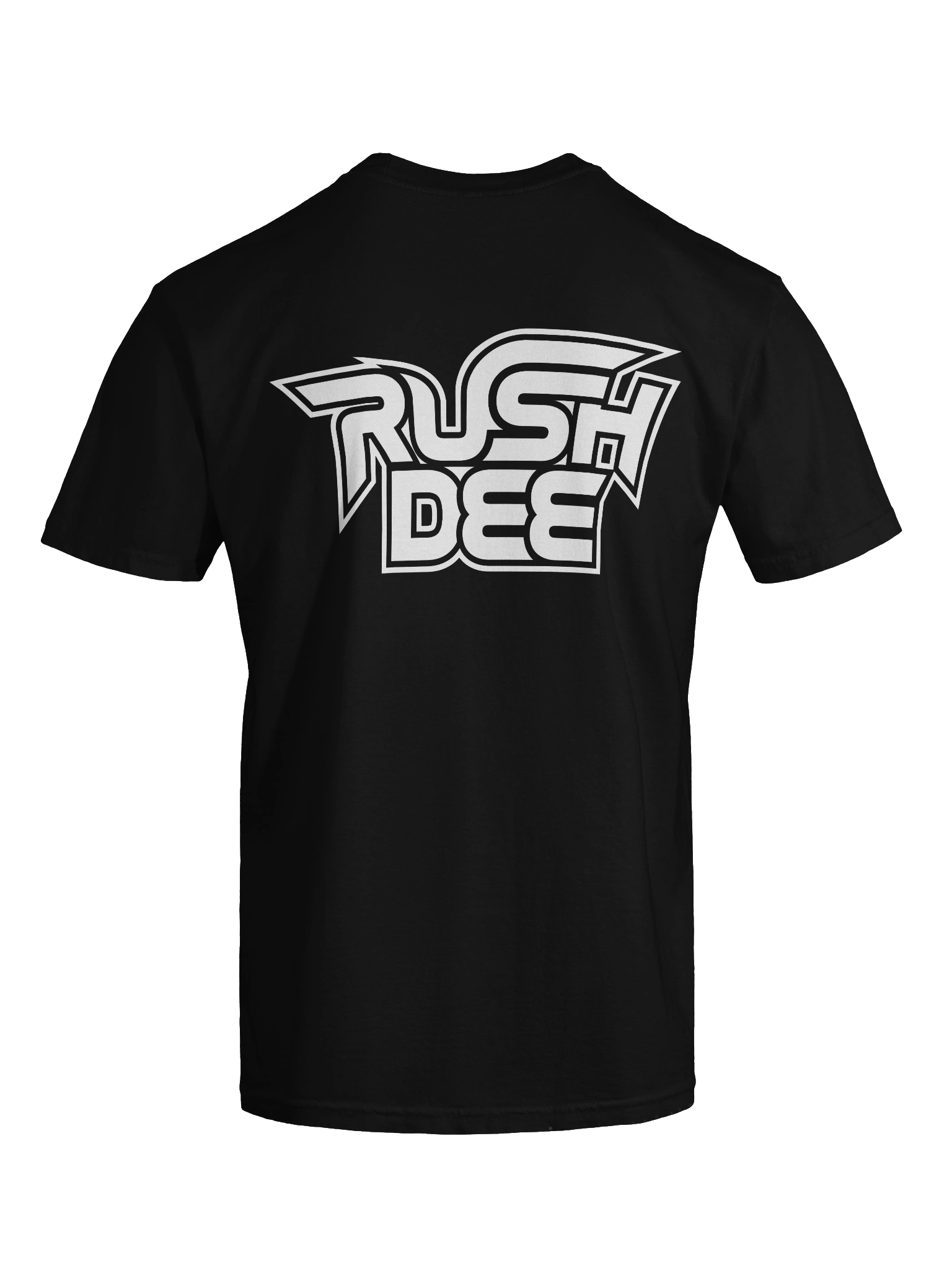 Rush Dee Logo Shirt Front & Back Black product image (9)