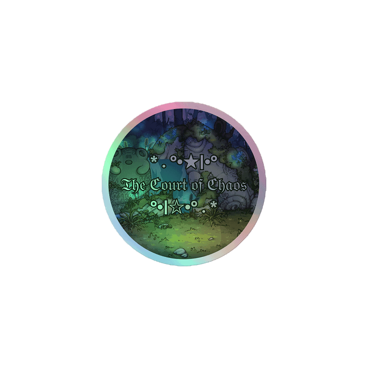 The Court of Chaos Holo Sticker product image (1)