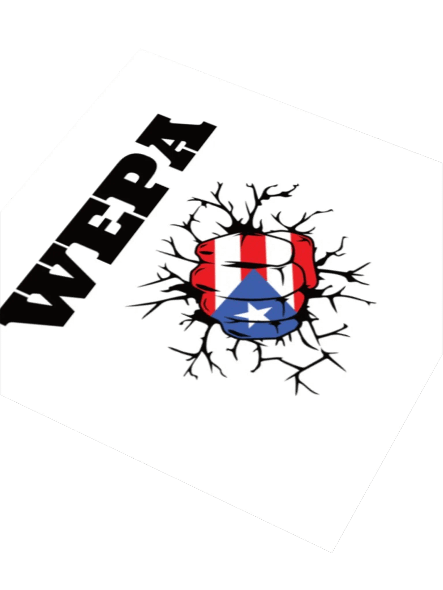 Puerto Rico Wepa Boricua Flag Kiss Cut product image (3)