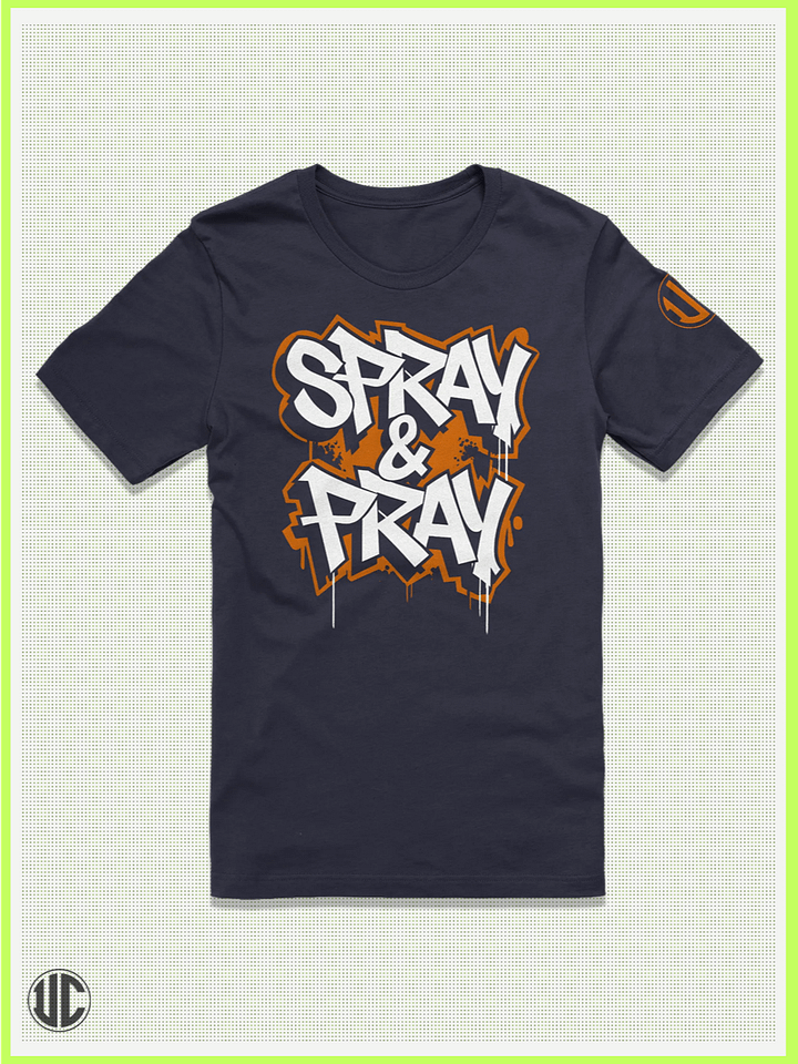 Spray & Pray – Urban Graffiti Lettering Tee product image (1)