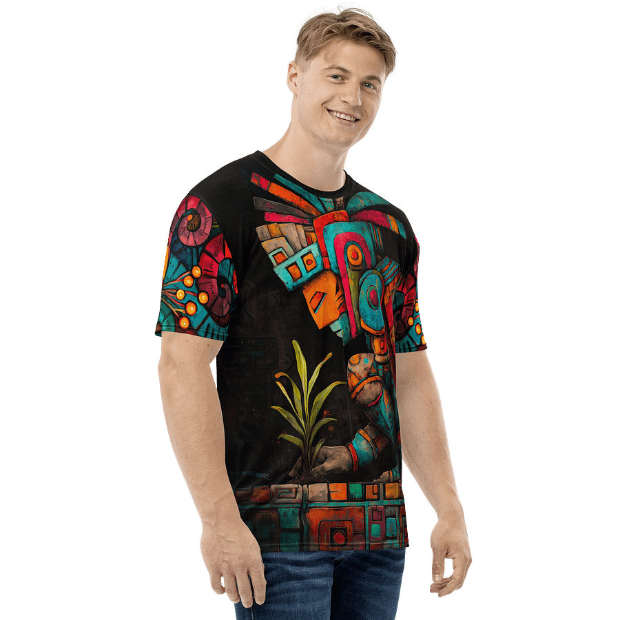 Ch’ulel Roots – Mayan Spirit All-Over Print T-Shirt product image (3)