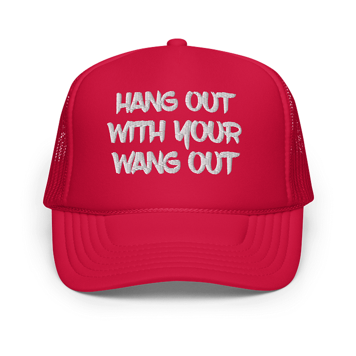 WANG OUT Foam Trucker Hat product image (11)