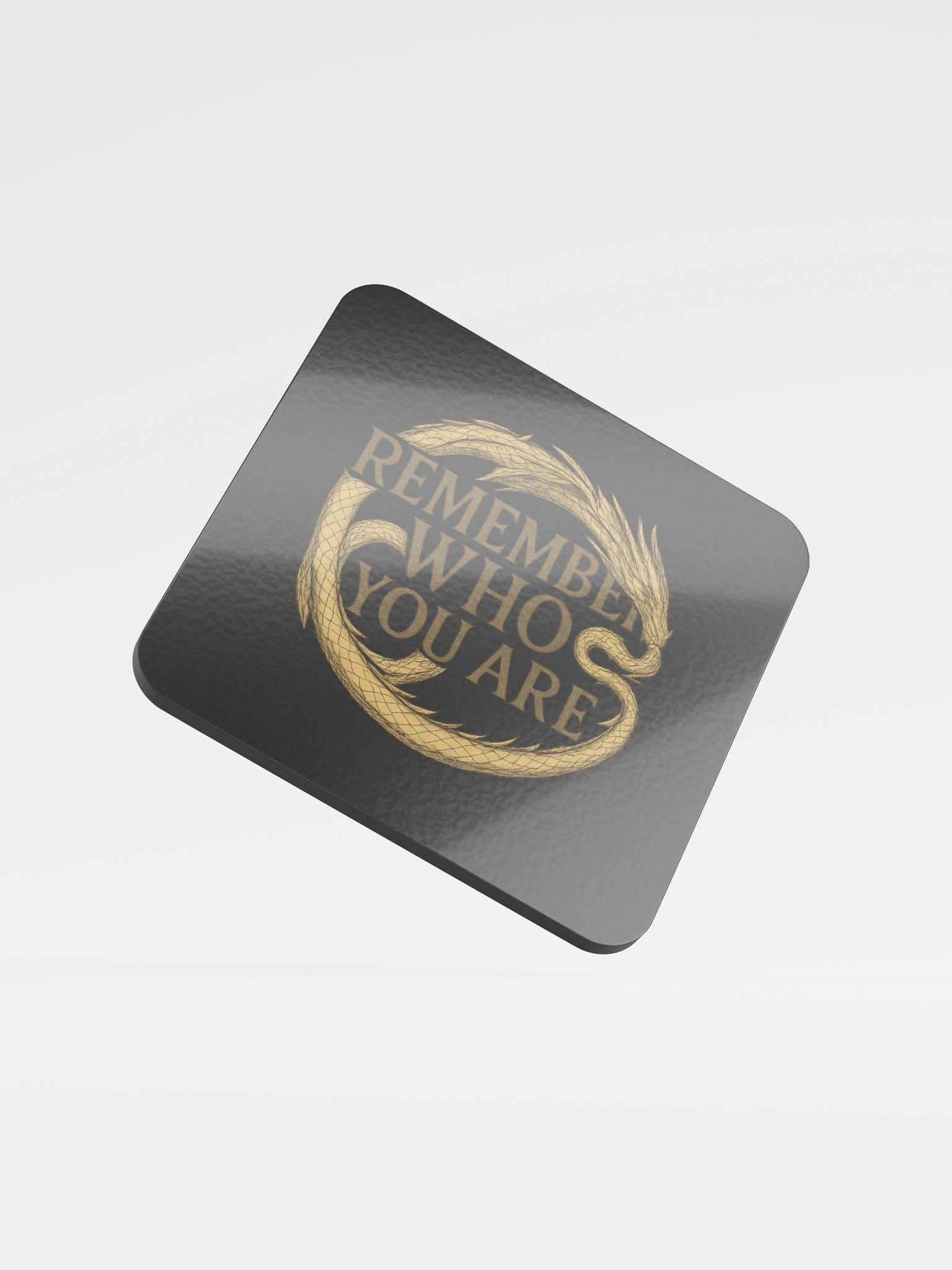 🔥 "Remember Who You Are" Flame Coaster – A Daily Dose of Power 🔥 product image (1)