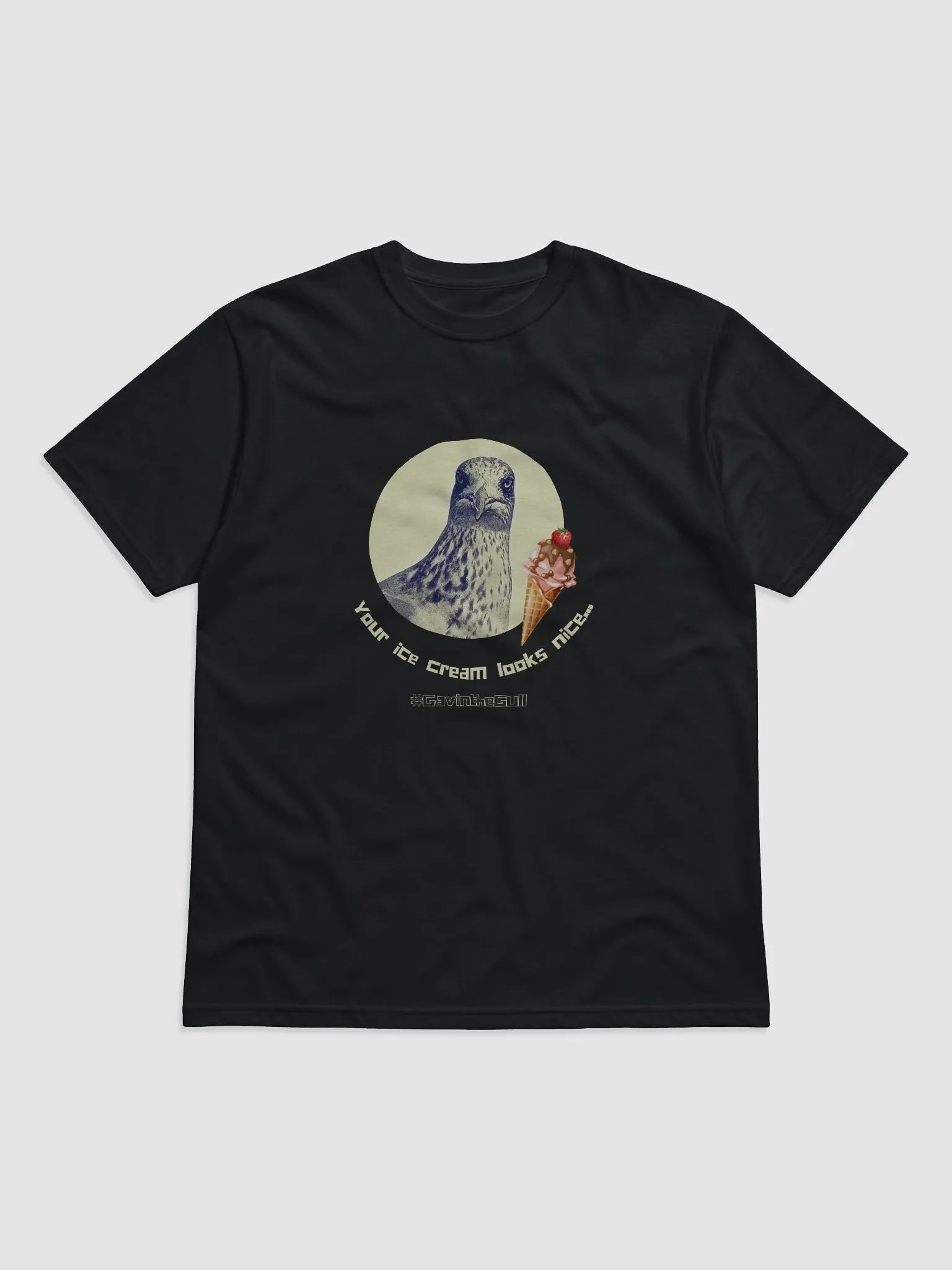 Gavin the Gull - Your ice cream looks nice... Eco T-shirt product image (1)