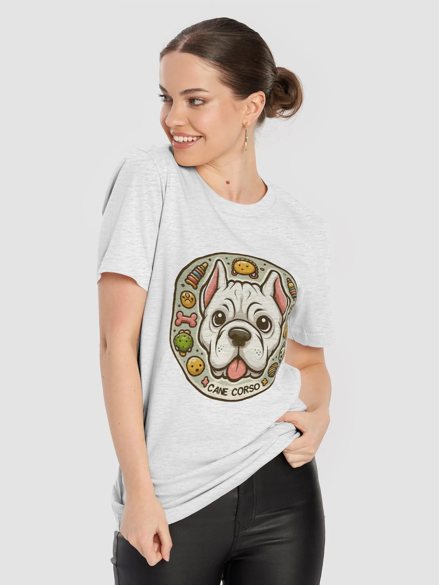 White Cane Corso T-Shirt – Elegant and Powerful Dog Lover Tee product image (6)