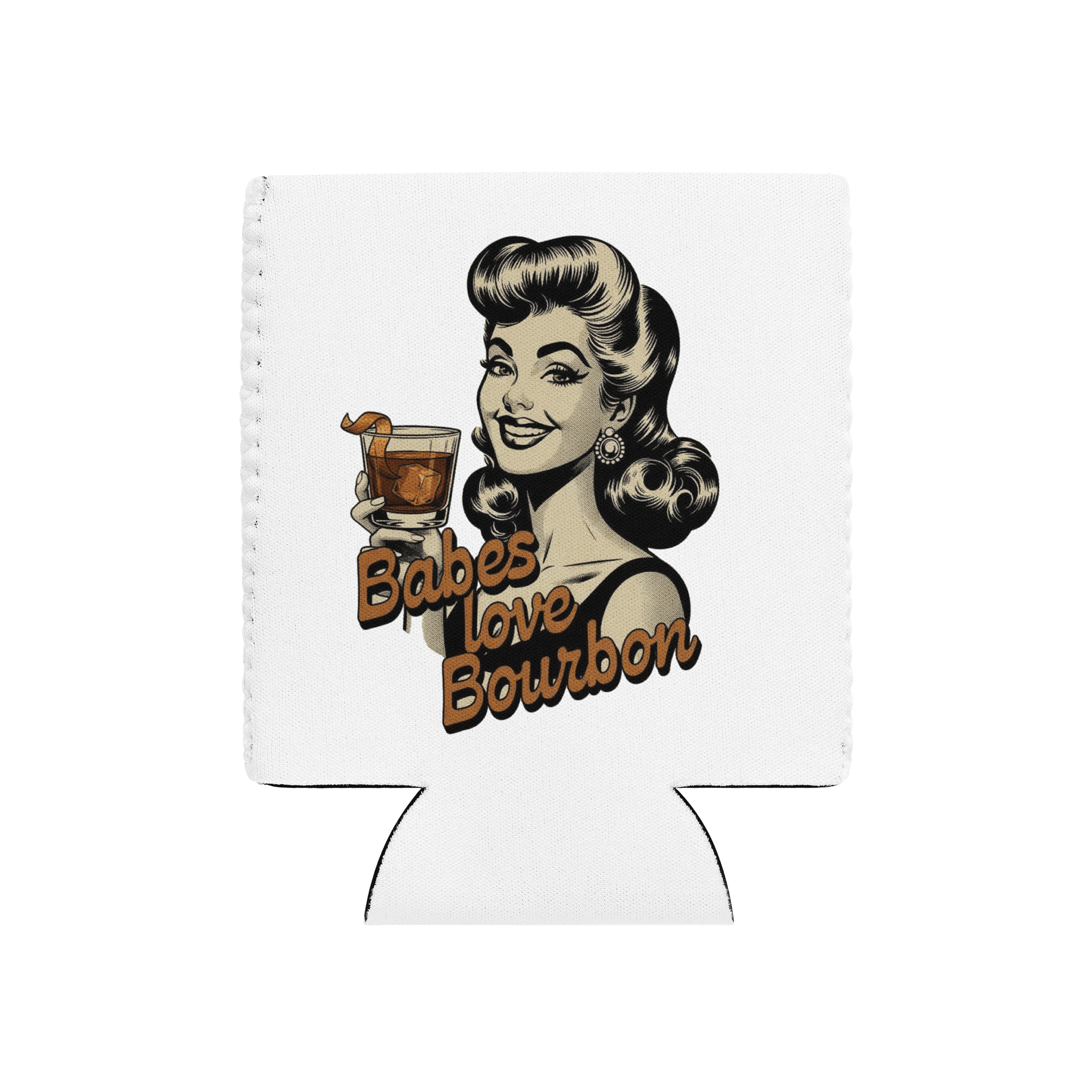 Babes Love Bourbon Coozie Can Cooler product image (10)