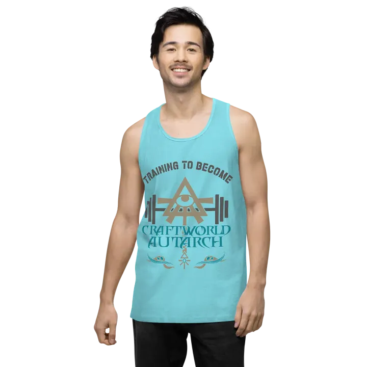 Training to Become Craftworld Autarch - Warhammer Aeldari Gym Tank top product image (2)