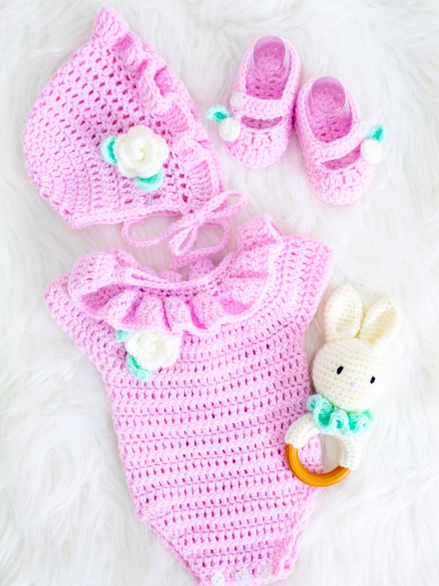 Crochet Pattern: Gracie Baby Shoes product image (5)