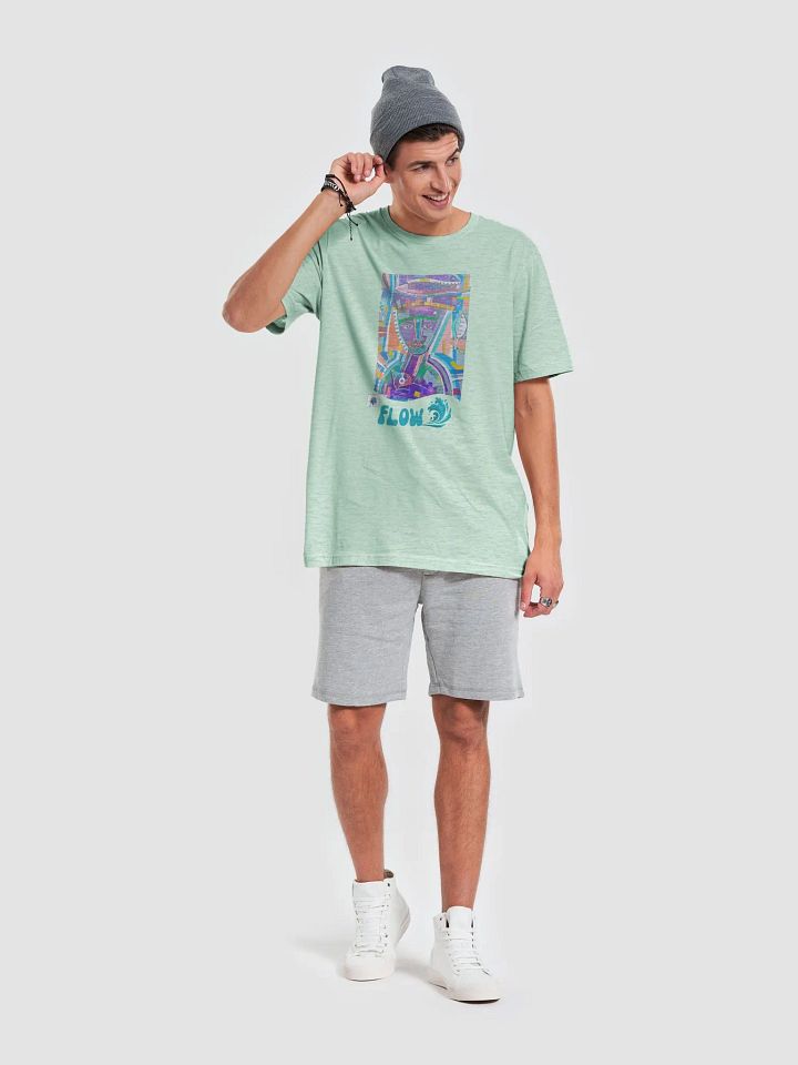 Beautiful and soft artistic Tshirt, "Flow", Special colours product image (7)