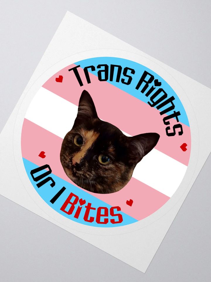 Trans Rights or I Bites Sticker product image (5)