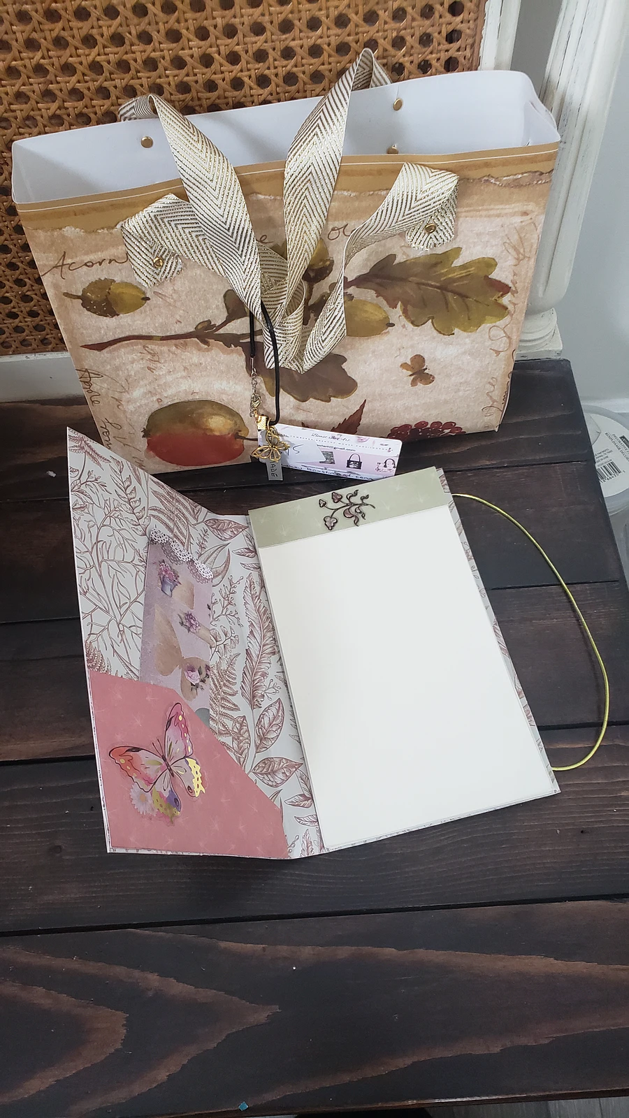 Simple But Cute Apples and Cherries Gift Bag with Notebook product image (3)
