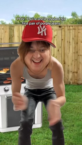 jeans tight as my money #comedyskit #greenscreenvideo #funny #rickowens #pov #purplejeans