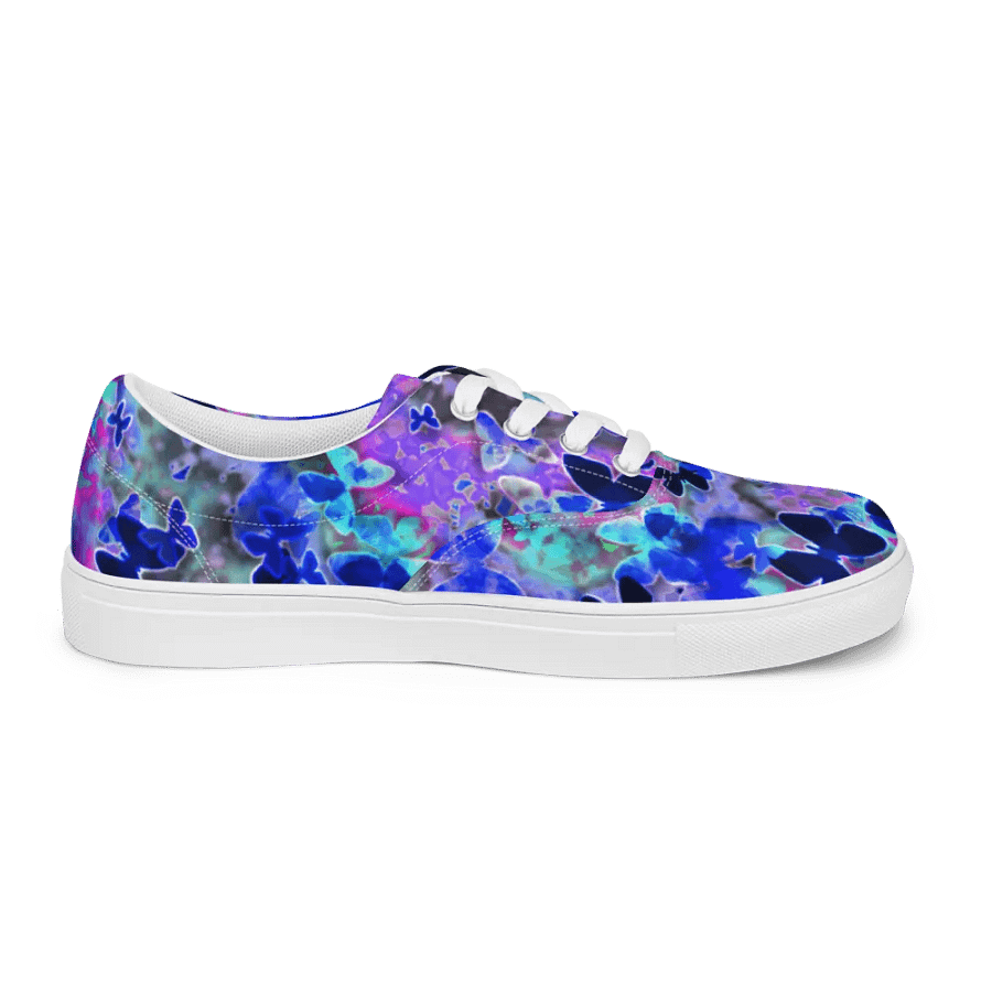 butterfly nebula lace up canvas shoes (womens) product image (11)