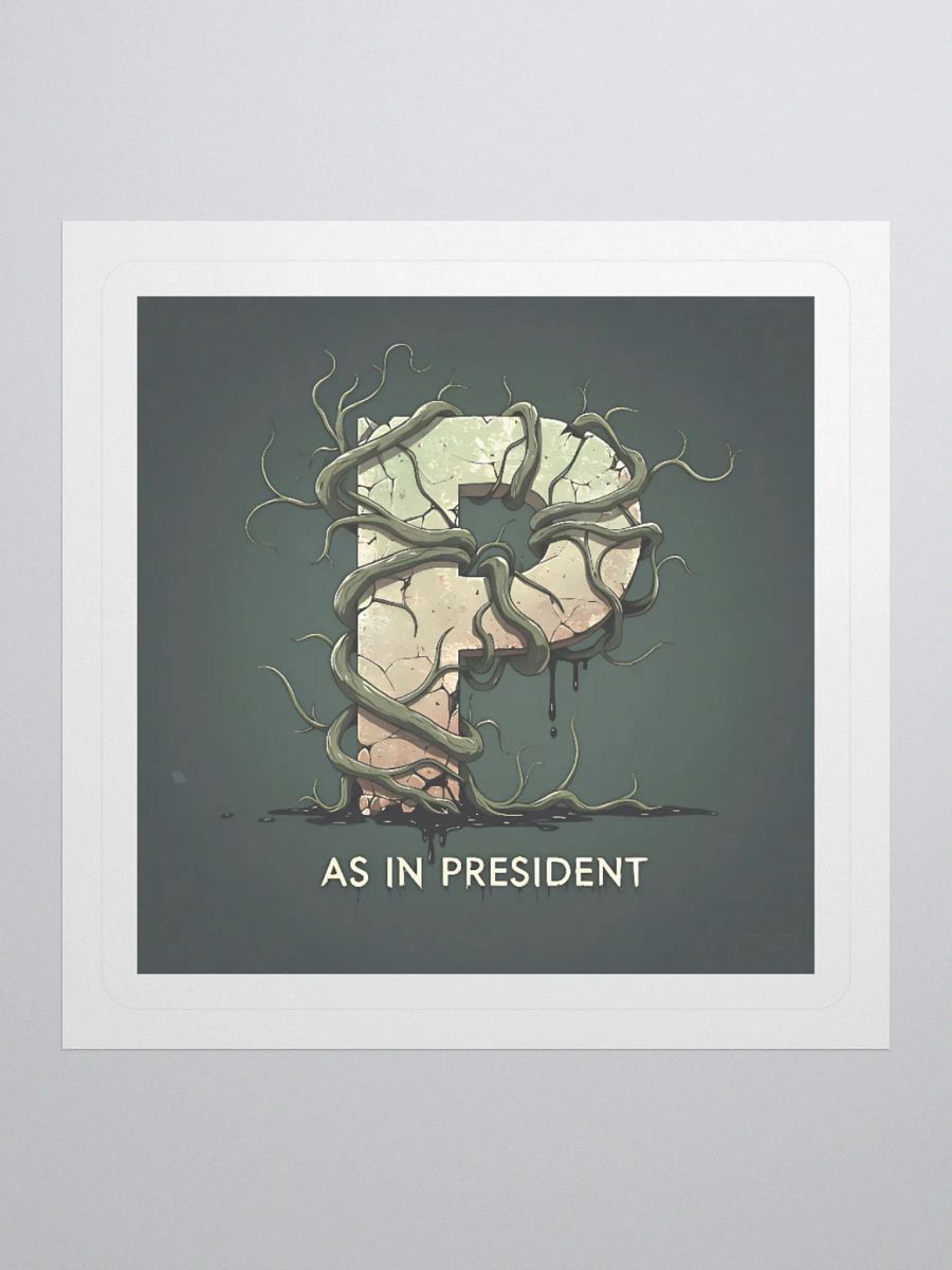 P as in president stickers product image (1)