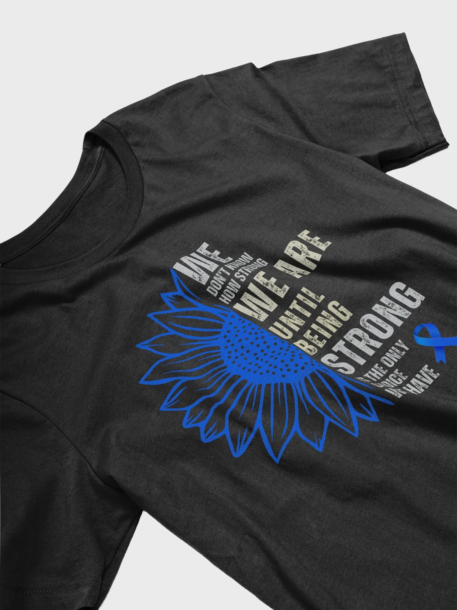Strength Awareness T-Shirt, Unisex Graphic Tee, Inspirational Quote Shirt, Mental Health Support, Encouragement Shirt product image (3)