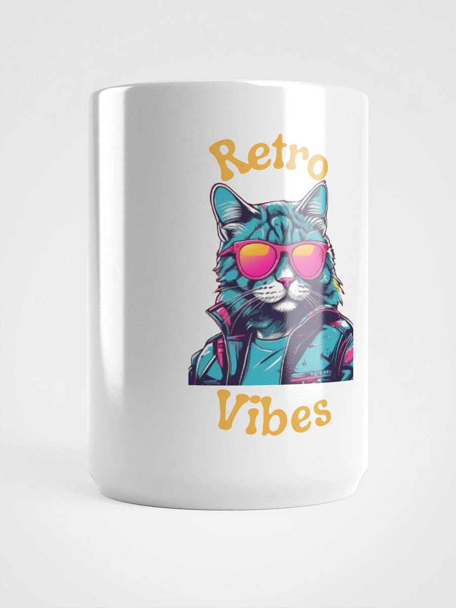 Retro Vibes Cat Mug product image (5)